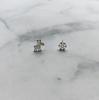 Korean Style Snowflake Reindeer Stud Earrings for Women - Cute Mini Christmas Elk Jewelry Gift