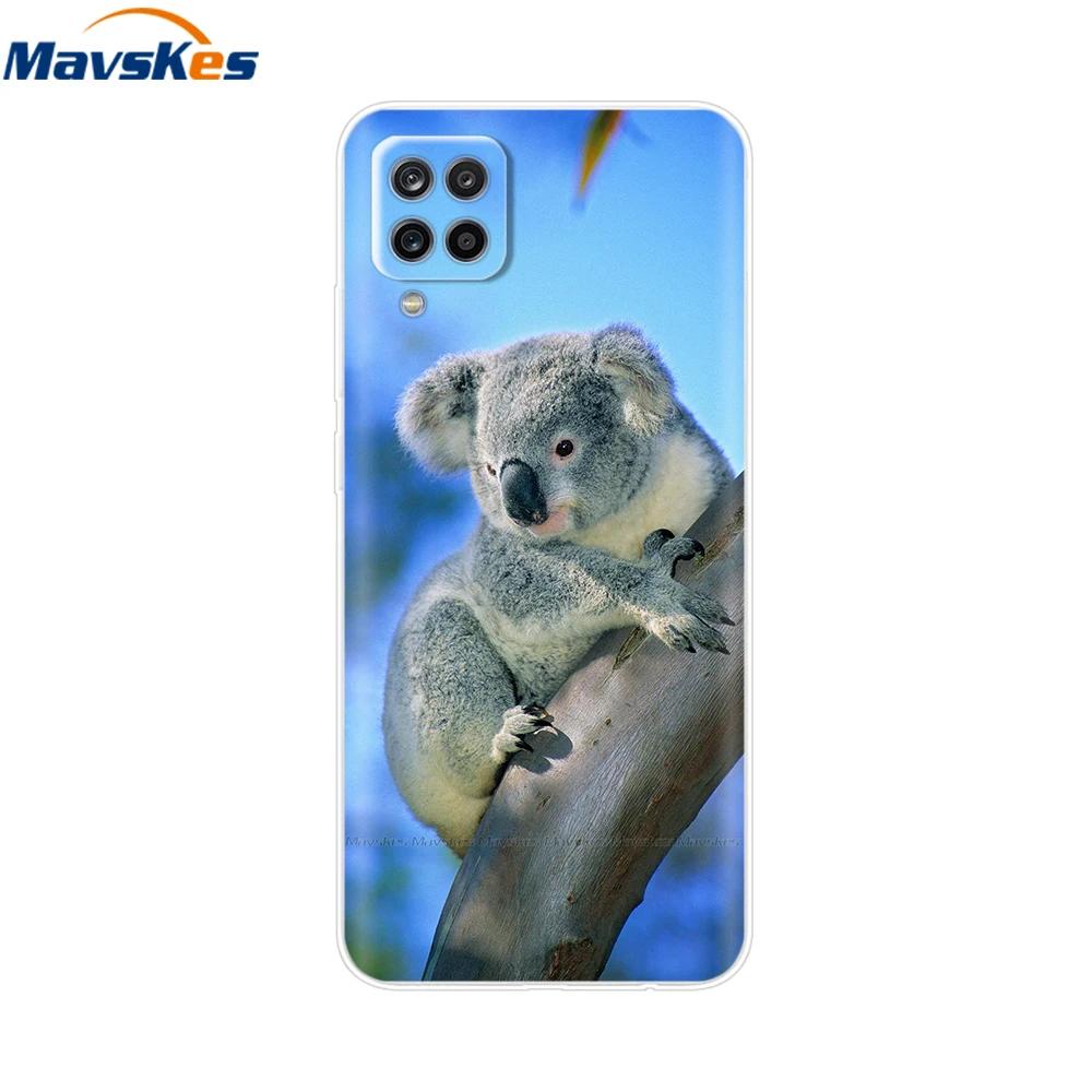 Phone Case For Samsung Galaxy A12 Case SamsungA12 Silicone Clear TPU Painted Soft Cover For Samsung A12 A 12 Bumper Fundas Etui