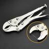 Industrial Grade C-Type Auto-Locking Pliers - Round Straight Pointed Jaw Quick-Sealing Fixing Pliers
