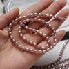 1String, Purple Beads 4-5mm, Fashion Handmade Rice Shape Artificial Pearl Beads for Jewelry Making DIY Necklaces, Bracelets, Anklet Accessories 36cm
