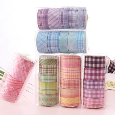 6 Rollen/Karton DIY Tagebuch Kawaii Dekorationsbänder Aufkleber Klebe Washi Tape Set Abdeckband
