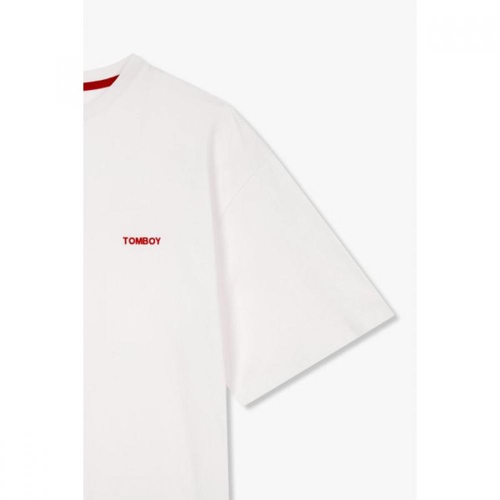 STudio Tomboy Logo Embroidery Hidden PockeT T shirT  91u5222195 