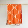 Autumn and winter new imitation cashmere scarf women's high-end sense winter letter light luxury shawl thick warm one