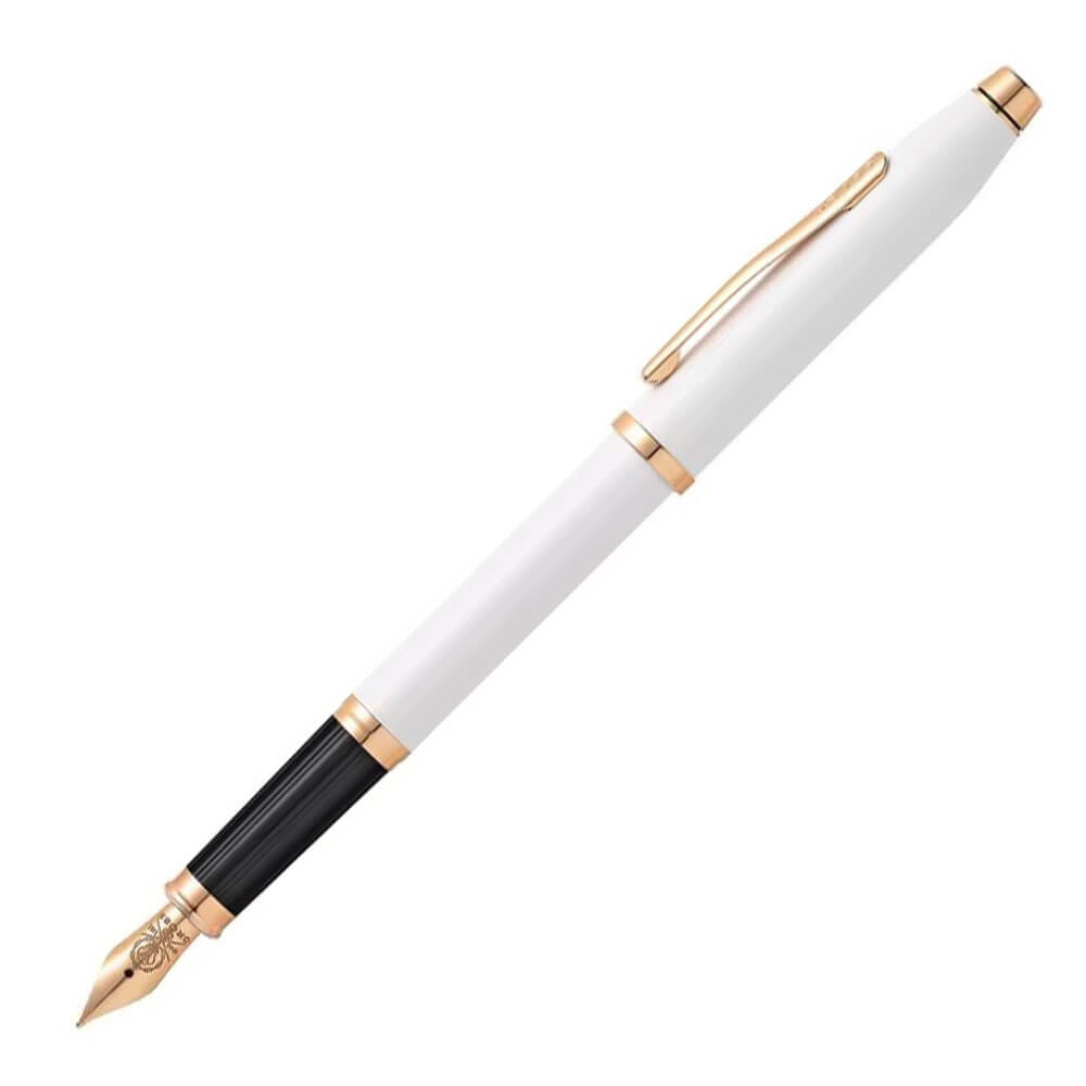 Cross Cross Century ll Pearl White & Rose Gold Fine Fountain Pen