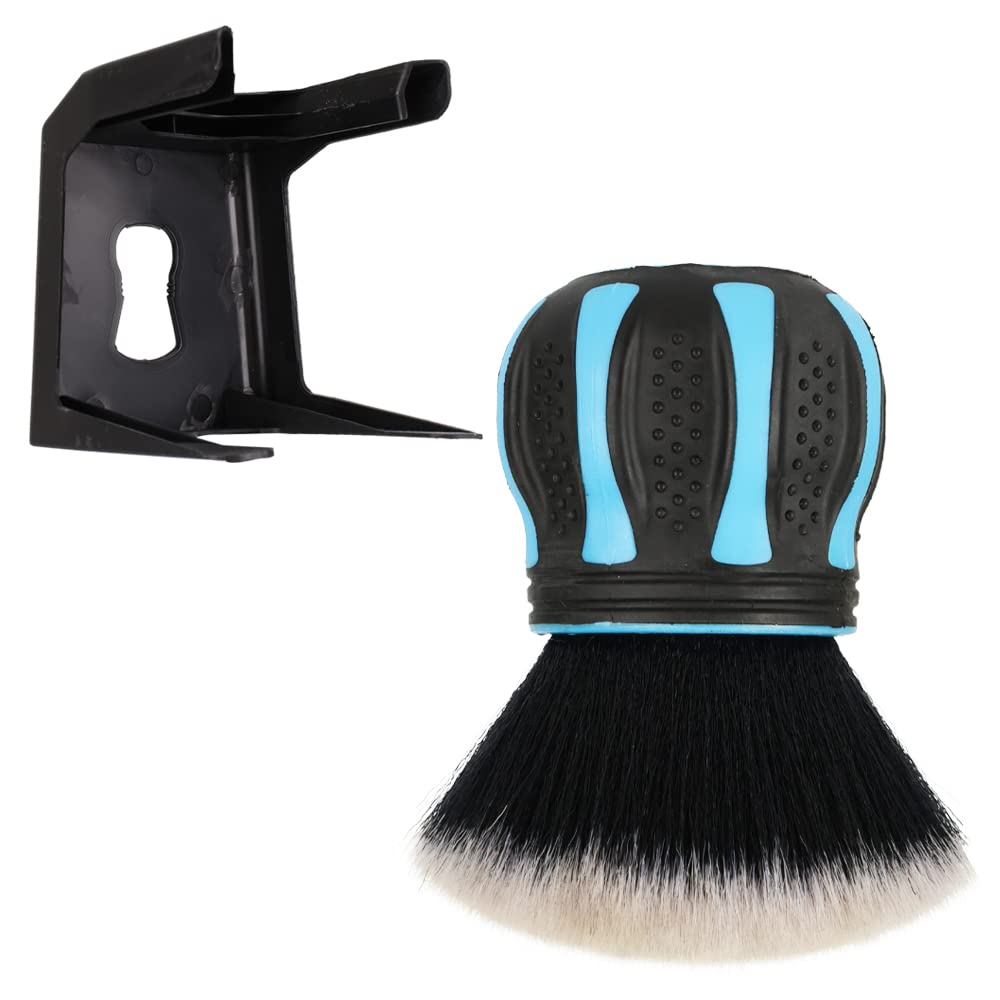 Detailing Car Wash Crevice Cleaning Dust Removal Includes Dedicated Holder Brush, Tool, Soft, Brush, Brush, Non-Slip Handle, (Blue)
