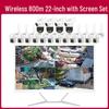 Wireless HD All-in-One Camera System for Home & Outdoor - No Wiring Needed