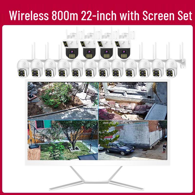 Wireless HD All-in-One Camera System for Home & Outdoor - No Wiring Needed