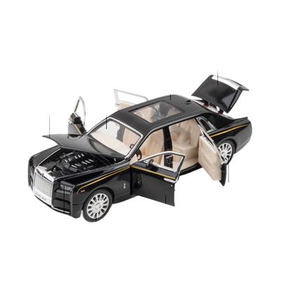 Maßstab 1/32 Rolls Phantom Legierungs-Spielzeugauto-Modell mit Sound & Licht, Retro-Rückziehfunktion - Ideales Geschenk für Kinder