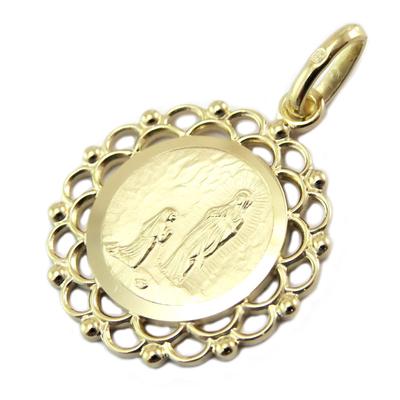 [P4399] - Gold Plated 'Virgin Mary' Pendant (appearance) - 20 Mm