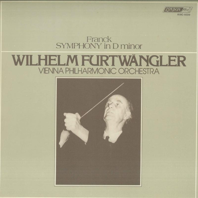 

LP Record WILHELM FURTWANGLER, VIENNA PHILHAR - Franck: Symphony in D minor K15C5039 LONDON 1980 Japan Obi Classical Used