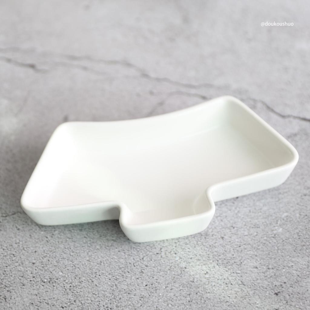 Christmas Plate & Bamboo Tray Photography Props for Kids' Meals