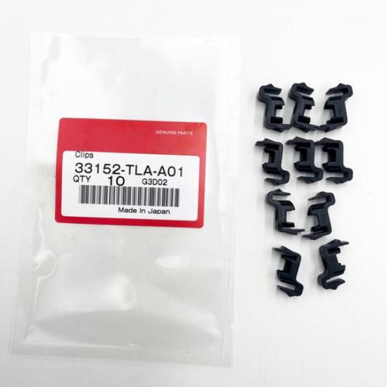 New 10X Headlamp Molding Clips For Honda CR-V CRV 2017- 33152-TLA-A01