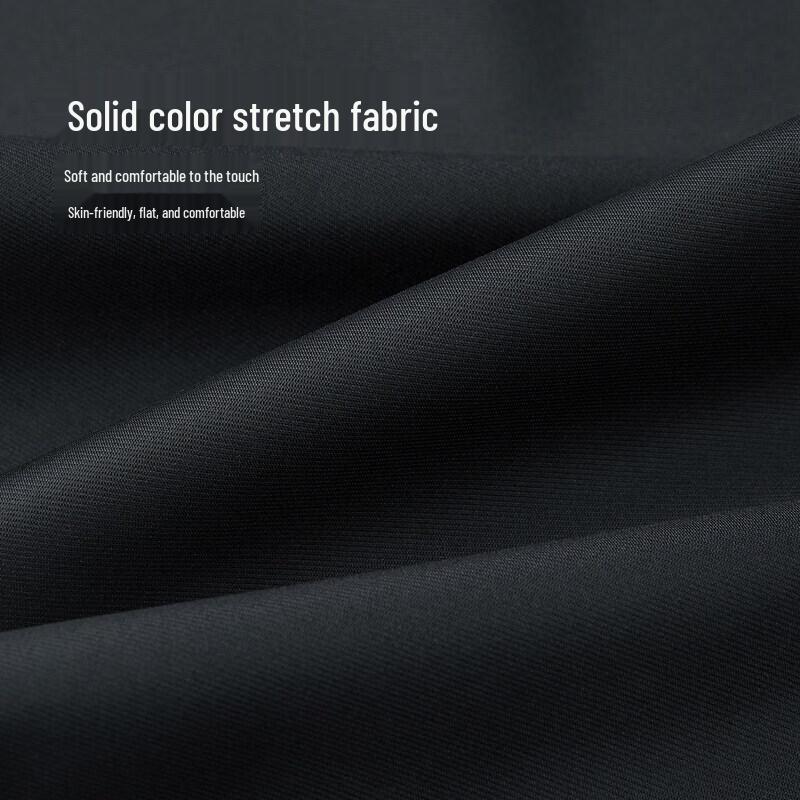 HLA Men's Smart Casual Embroidered Straight-Leg Pants