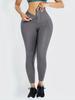 European & American Plus Size Yoga Pants with Waist & Hip Support