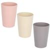 3Pcs Creative Mouthwash Cup Toothbrush Holder Reusable Bathroom Cup for Gargling Brushing Drinking Travel Home Hotel Use