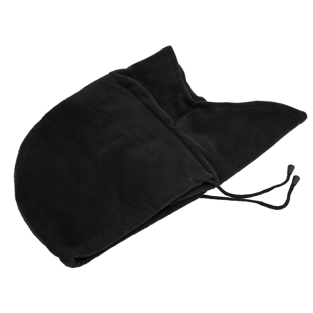 Trapper Winter Cap Thermo Winter Windproof Riding Hoods Snowboarding Head Cover with Facial Shield Neckerchief Black