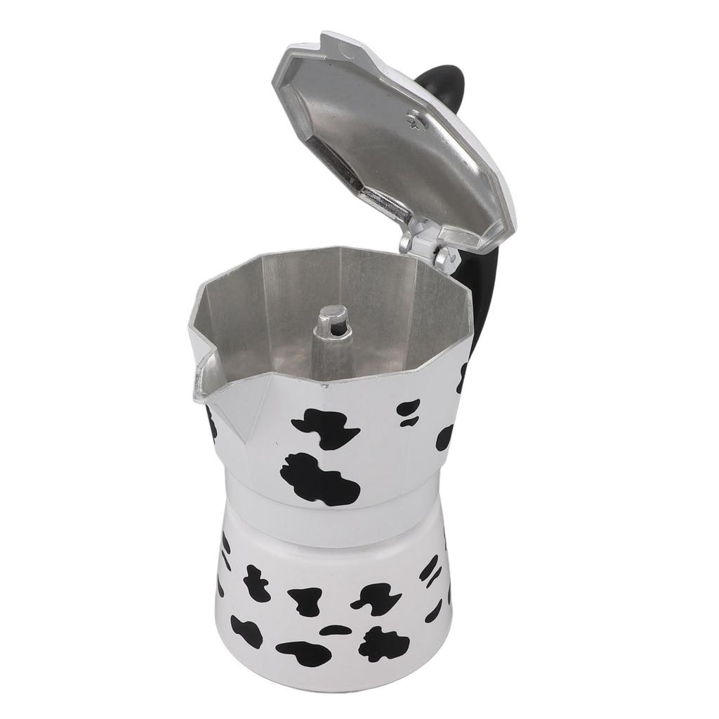 Milk Cow Color   Pot Aluminum Coffee Pot Coffee Maker for Home Cafe Outdoor Activities Camping Travel