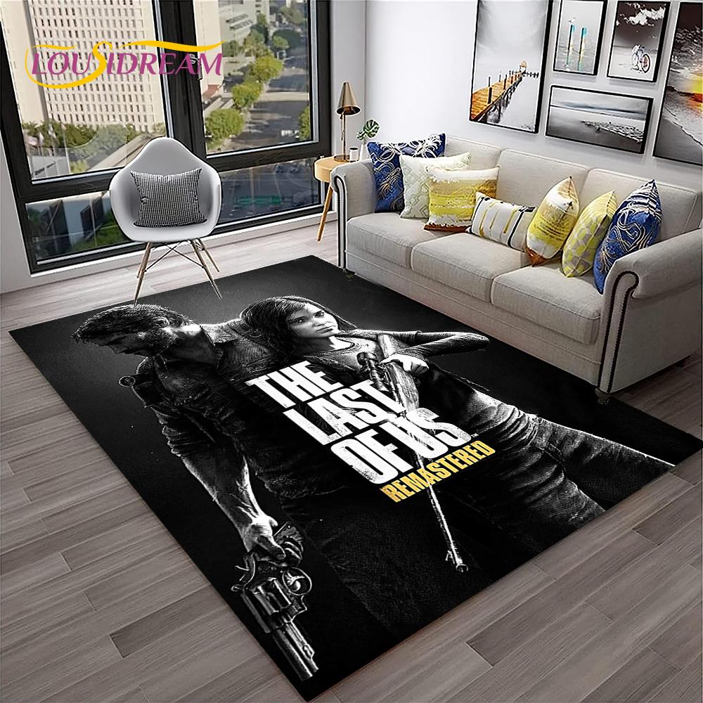 The Last of Us Horrorspiel Pedro TV Teppich Teppich für Zuhause Wohnzimmer Schlafzimmer Sofa Fußmatte Dekor,Kinderbereich Teppich Rutschfeste Bodenmatte