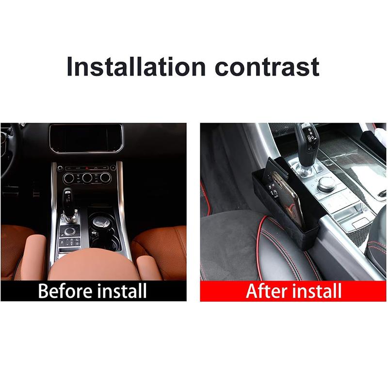 For Land Rover Range Rover Sport 2014-2022 Center Console Side Hanging Storage Box Trim Phone Holder Organizer Box