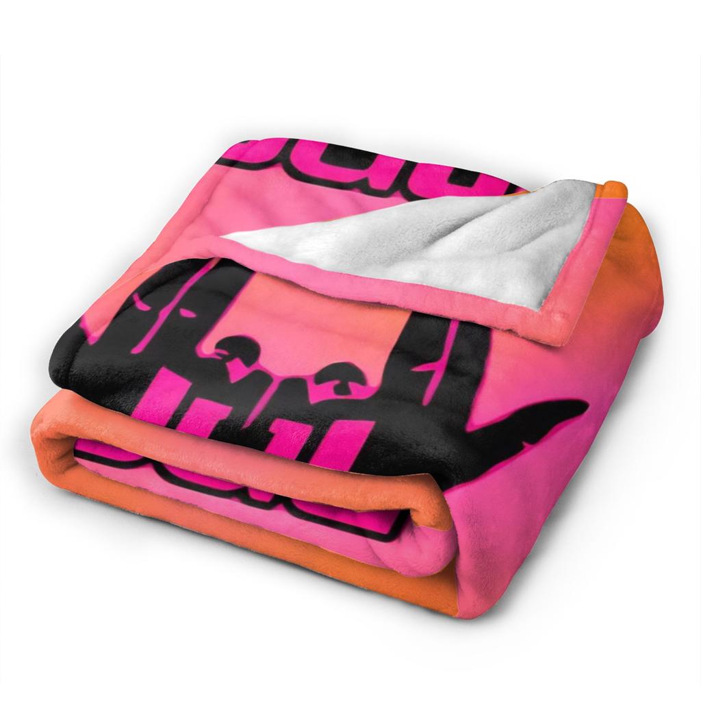 Rapper Musik JUL Decke Super Weich Muster Plüsch Überwurfdecke Für Draußen Picknick Flanell Tagesdecke Bettbezug
