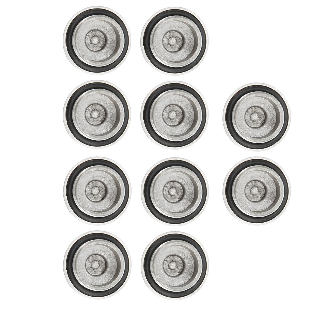 10Sets Motorcycle Oil Sump Drain Plug Bolt with Washer Strong Sealing for GY6 QMB139 157QMJ Engine