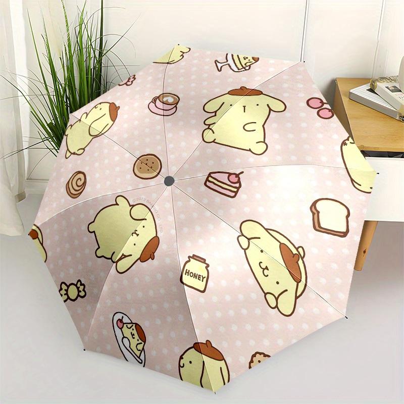 

1pc Cute Pastel Animal Pattern Umbrella with Plastic Handle,Suitable for All Seasons Home Travel Outdoor UmbrellaSanlio568