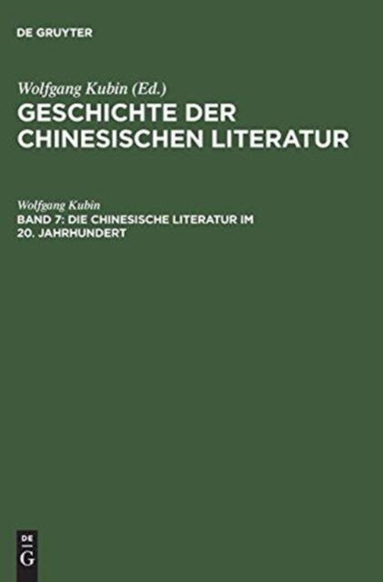 Die Chinesische Literatur Im 20. Jahrhundert Kitabı