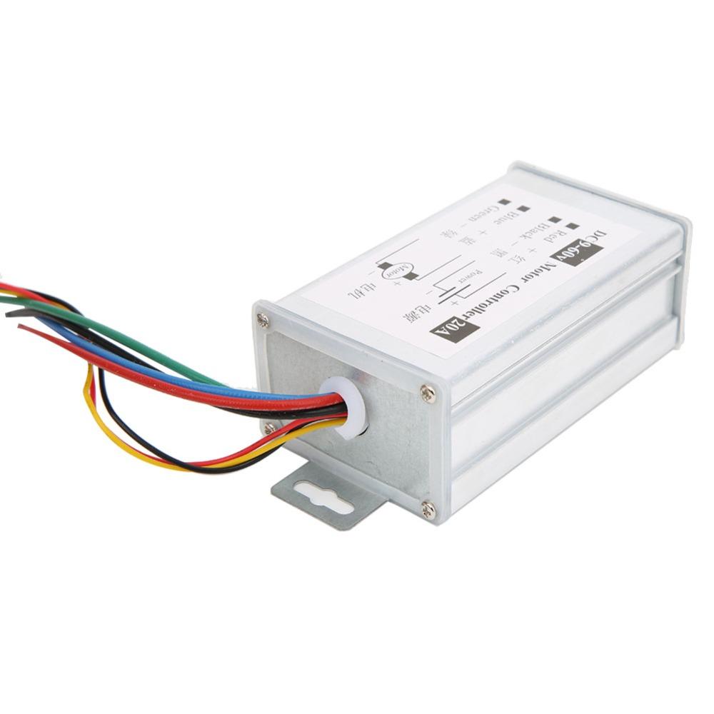 Potentiometer Control DC Motor Speed Controller 9-60V DC Variable Speed Regulator  For DC Motors