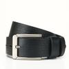 Men's Real Cowhide Whole Piece of Leather Belt Embossed Pin Buckle Men's Korean Style Versatile Yellow Cowhide Pants Belt