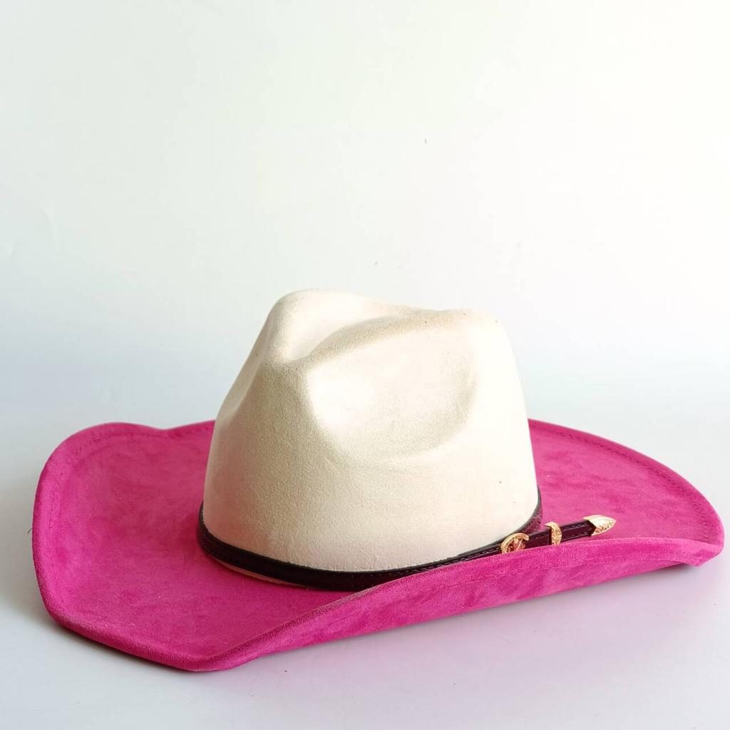 Western Cowboy Style Suede Patchwork Wide-brimmed Hat Parties Riding and Mexican-style Panama Hats Chapéu