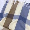 Plaid Scarf Women's Autumn Winter Imitation Cashmere Tassel Shawl Thick