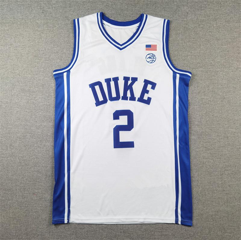 

Duke University Basketball Jersey - Embroidered #2 Flagg L