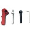Silver Aluminum Adjustable Short Car Shifter