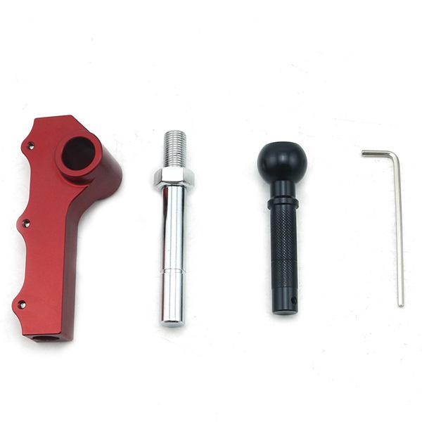 Silver Aluminum Adjustable Short Car Shifter