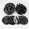 VW GTI GOLF 2026 Heiß für VW VOLKSWAGEN Volkswagen Multivan T5 2011-2015 3D Front Heck Auto Emblem Abzeichen Set, ABS Auto Logo Ersatz