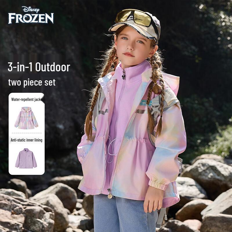 Disney Kids  3-in-1 Outdoor Waterproof Jacket 140