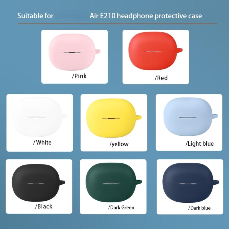 Headphone Shockproof Housing Skin-Friendly Guarding Washable Shell Nonslip for Air E210 Keep Safe From Accidental Drop