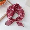 Fashion Women Printing Cotton Linen Small Square Scarf Scarf Women's Versatile Paisley Scarf Head Band Hair Accessories