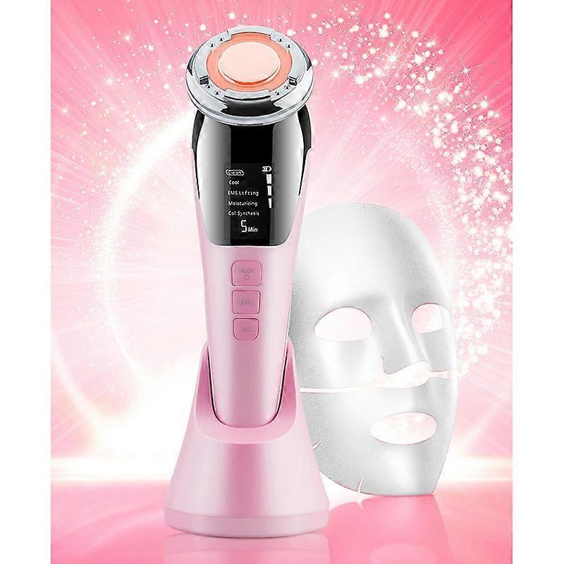 Face Beauty Device EMS Hot & Cold Photon Beauty Instrument Facial Skin Beauty Care Tool for Home