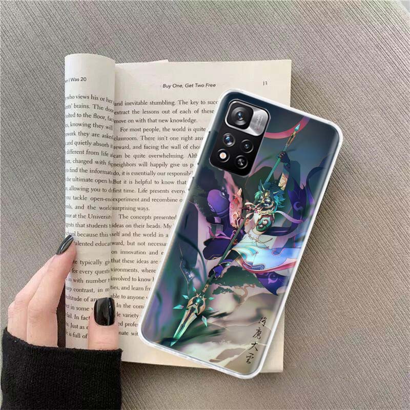 Xiao Genshin Impact Phone Case For Xiaomi Poco X4 F4 GT X3 NFC X5 X6 X7 Pro 5G M5 M5S M3 F5 Mi F6 F3 F2 F1 Cover Coque Fundas TP