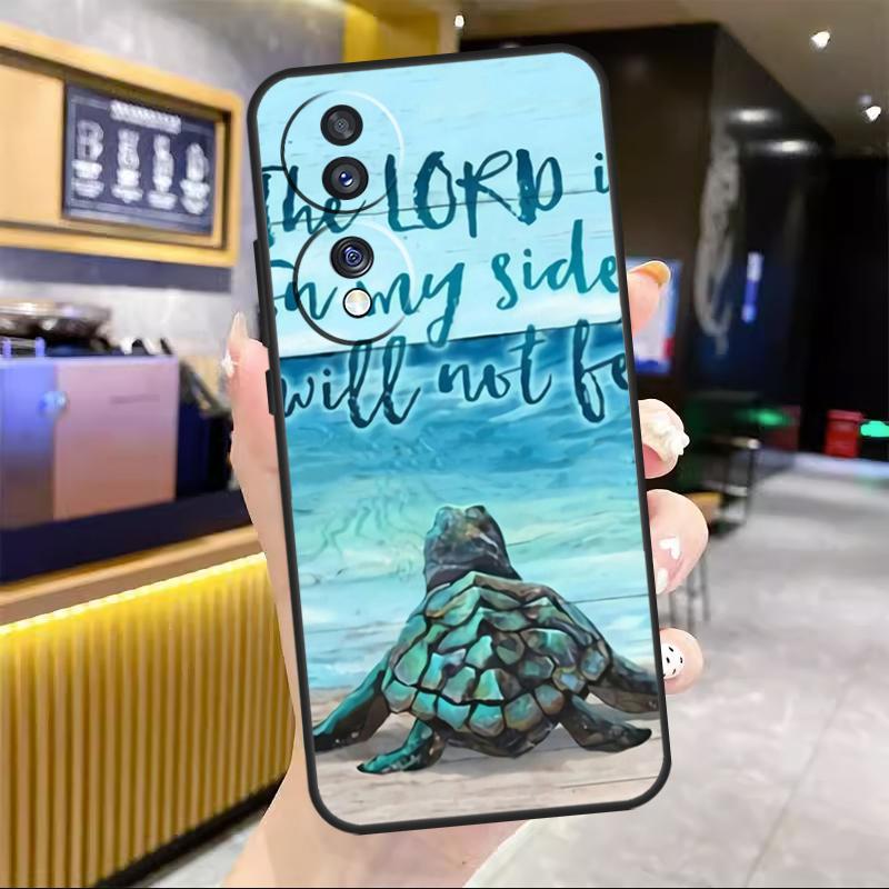 Sea Turtle Turquoise Oceanlife For Honor Magic 6 7 8 Pro Case For Honor 90 70 50 Lite 400 200 X8c X8b X9a X9b X9c X9d Win RT