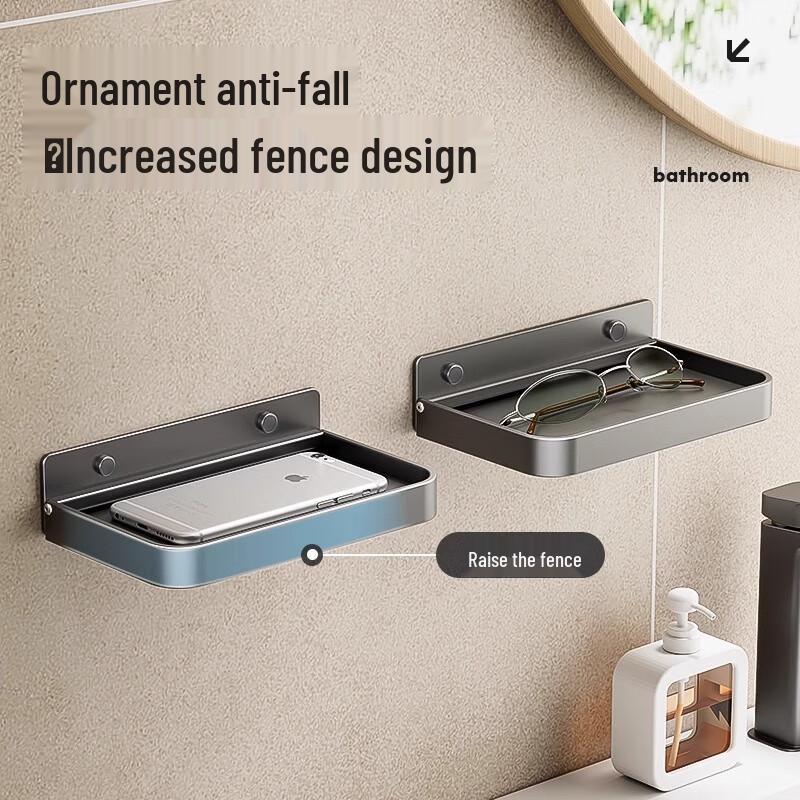 USAN HOME Skládací koupelnová polička s držákem na telefon