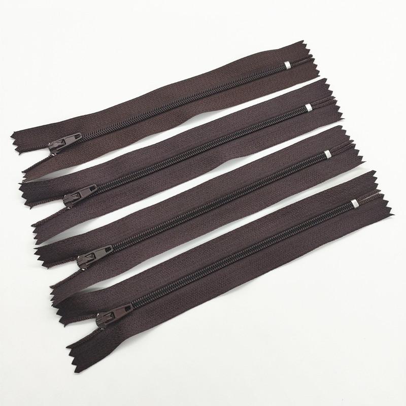 10Pcs  3# 7.5Cm-60Cm (3-24 Inches) Closed Nylon Coil Zipper  Suitable For Clothes 20 Colors Zippers For Sewing