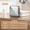 New LED Electronic Alarm Clock with Large Display Dual Power Voice Control Temperature for Students