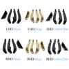 4PCS SET LHD RHD Car Interior Door Handle Cover Inner Panel Armrest Pull Trim Replacement For BMW X3 X4 F25 F26 2010-2016