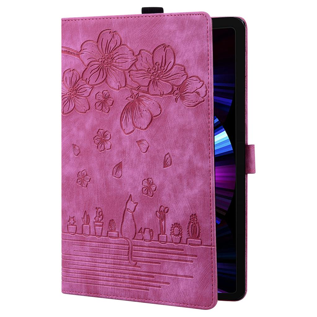 For Xiaomi Redmi Pad SE 4G 8.7 inch Case Card Slots Leather Tablet Stand Folio Cover Flower Cat