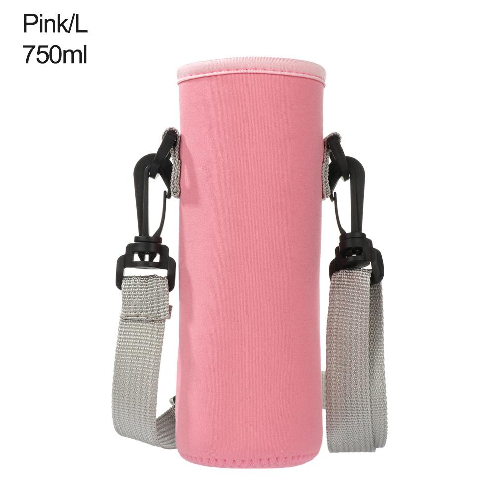 420-1500ML Sportowy Pokrowiec na Butelkę na Wodę Izolowana Torba Neoprenowy Pokrowiec Uchwyt Rękaw Pokrowiec Przenośny Na Kubek Butelkę Z Paskiem na Ramię