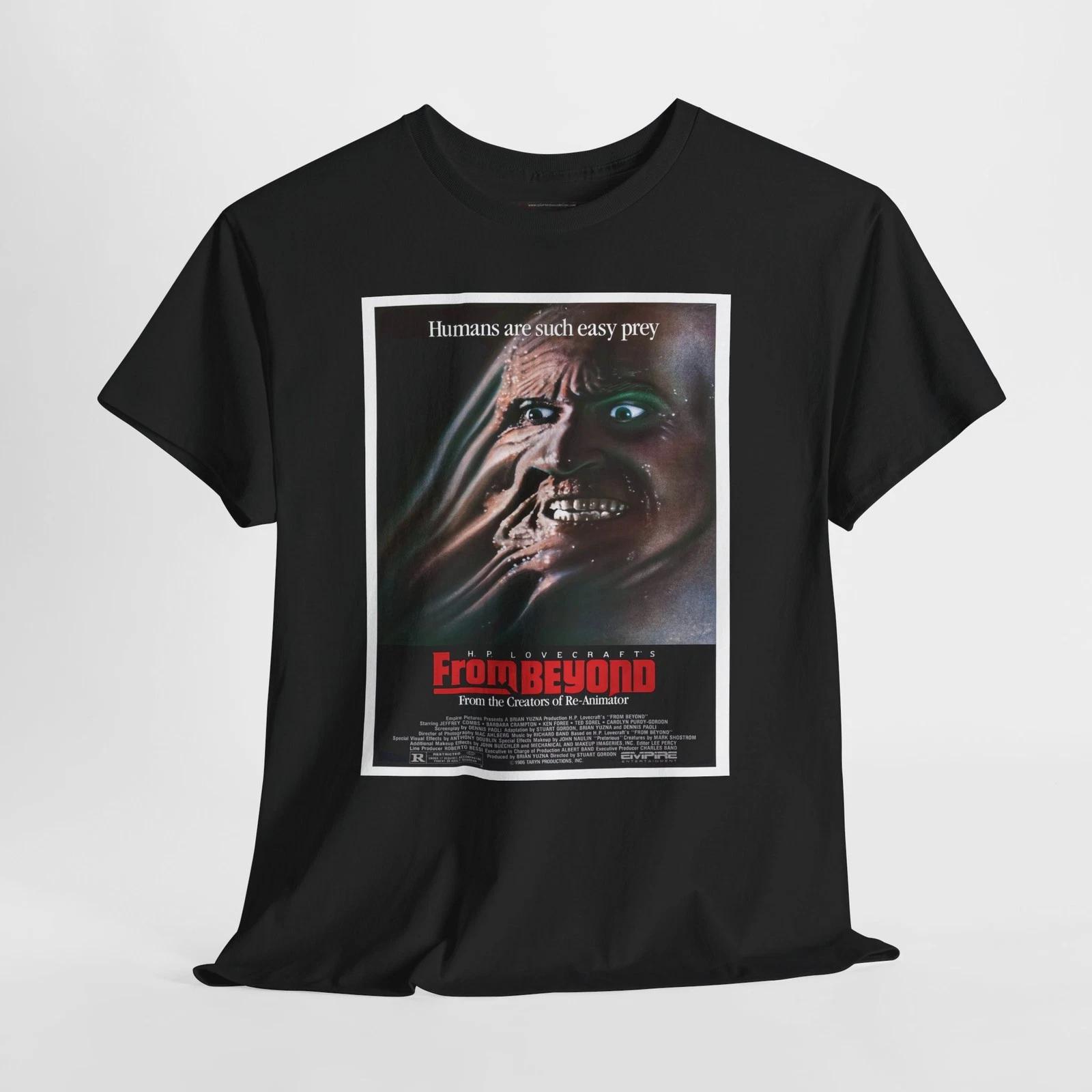 From Beyond 1986 Retro Movie Poster Horror Unisex Graphic T-Shirt M