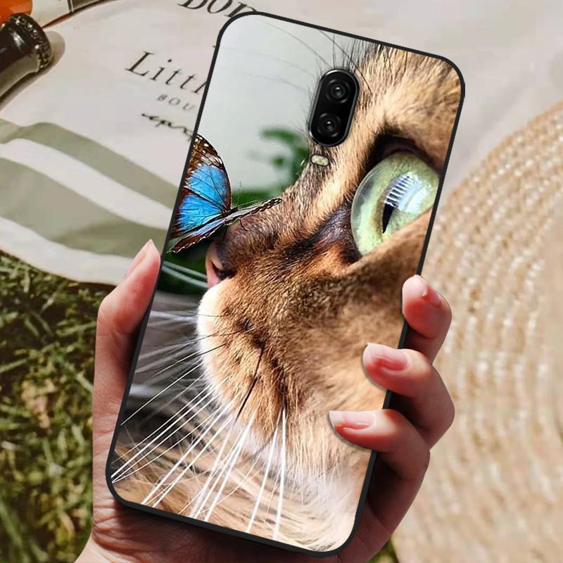 For Oneplus 6 6T Case Silicone Soft TPU Back Cover Phone Case For One Plus Oneplus 6t 6 T Case Black Cover Coque Fundas Capa