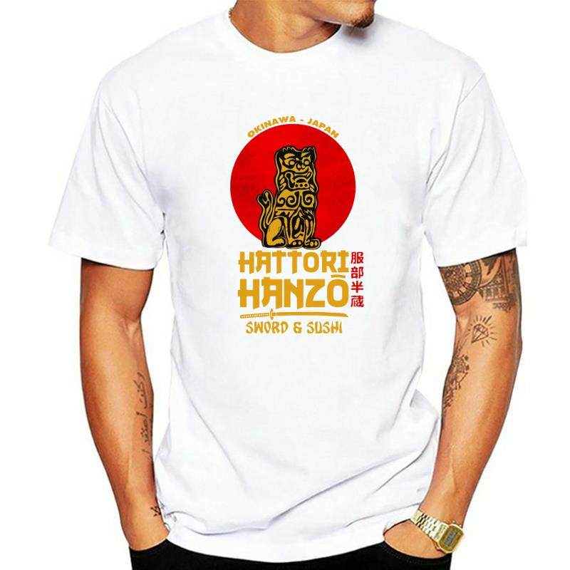 2026 New Unique Kill Bill Ninja Hattori Hanzo Print Tshirt Short Sleeve Streetwear Mens and Womens Tshirt Mens Top XL